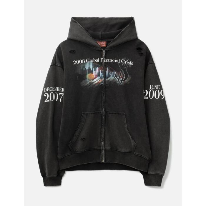 Praying 【 Financial Crisis Destroyed Hoodie Women Black 】 フーディー パーカー レディース 黒いこと 黒いこと