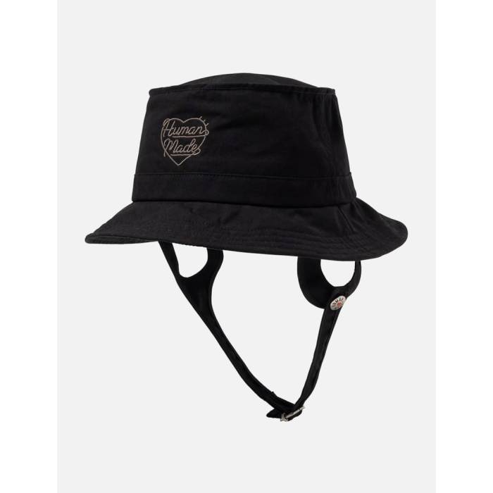 ヒューマンお手伝いさん Human Made 【 Bucket Hat Unisex Black 】 井戸釣瓶かぶり笠 ユニ一発やる 黒いこと 黒いこと