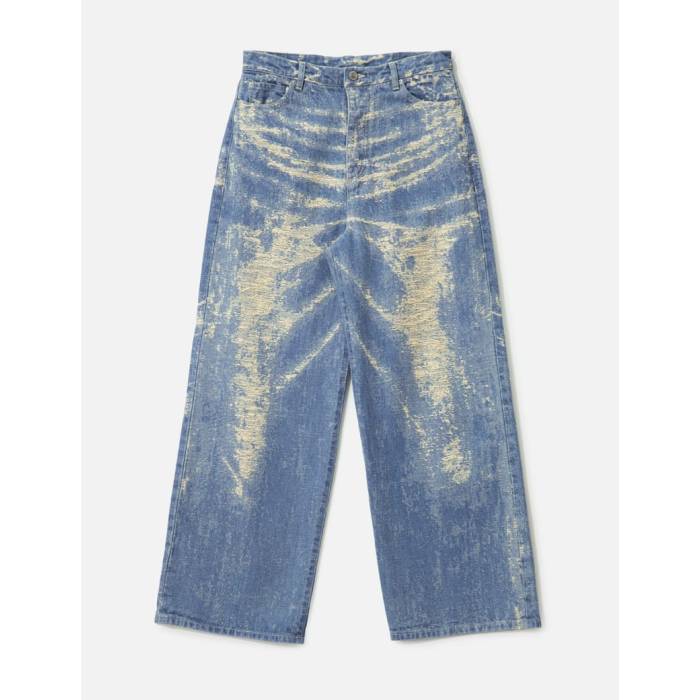 Taakk 【 Type 2 Wide Denim Men Indigo Bleach 】 デニム メンズ 藍色・インディゴ