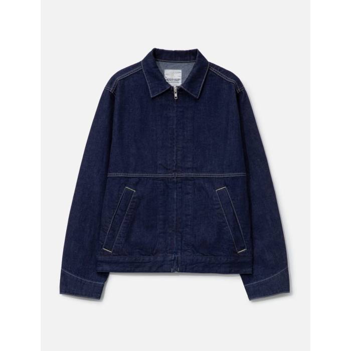 グラミチ Gramicci 【 Japanese Slub Denim Jacket Men Indigo 】 デニム Jacket ジャケット メンズ 藍色・インディゴ