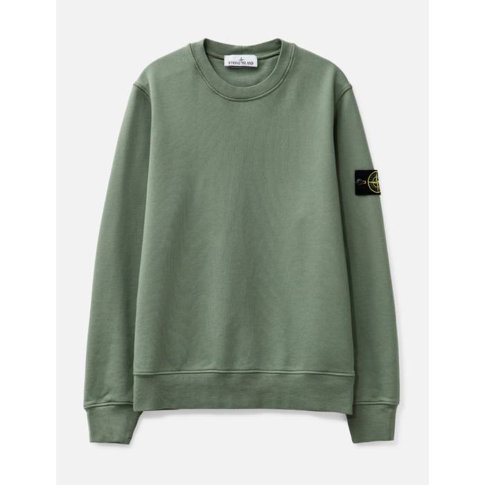 ストーンアイランド Stone Island 【 Organic Cotton Fleece Sweatshirt Men Musk 】 フリース 汗水 調教師 メンズ