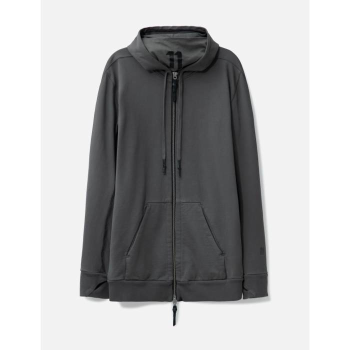 11 By Boris Bidjan Saberi 【 Balaclava Zippered Hoodie Sweater Men Carbon Grey 】 フーディー パーカー トレーナー メンズ カーボン 灰色 グレー