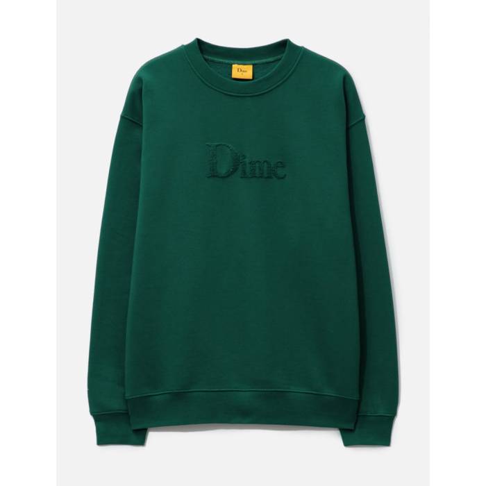 Dime 【 Classic Logo Crewneck Sweater Men Rainforest 】 クラシック ロゴ トレーナー メンズ 14,472円