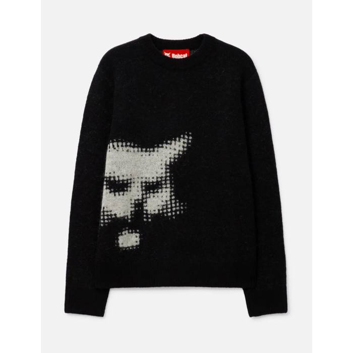 Bobcat 【 Jaquard Crewneck Pullover Men Black 】 メンズ 黒色 ブラック