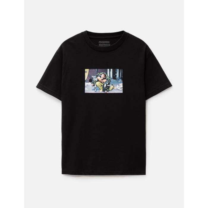 プレジャーズ Pleasures 【 Sir Smoke T-Shirt Men Black 】 Tシャツ メンズ 黒色 ブラック|スニケス