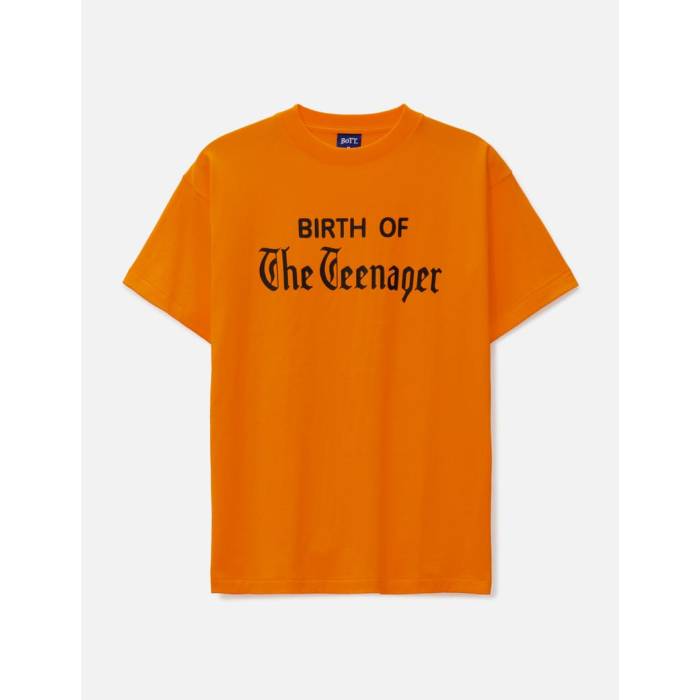 Bott 【 Godard T-Shirt Men Orange 】 ティーシャツ メンズ orange 橙・オレンジ色