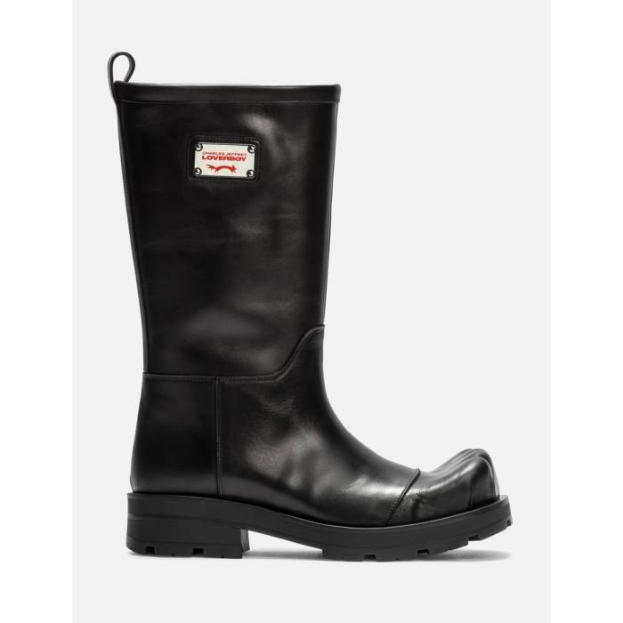 Charles Jeffrey Loverboy 【 Sheathed Boot Moggies Men Black 】 ブーツ メンズ 黒いこと 黒いこと