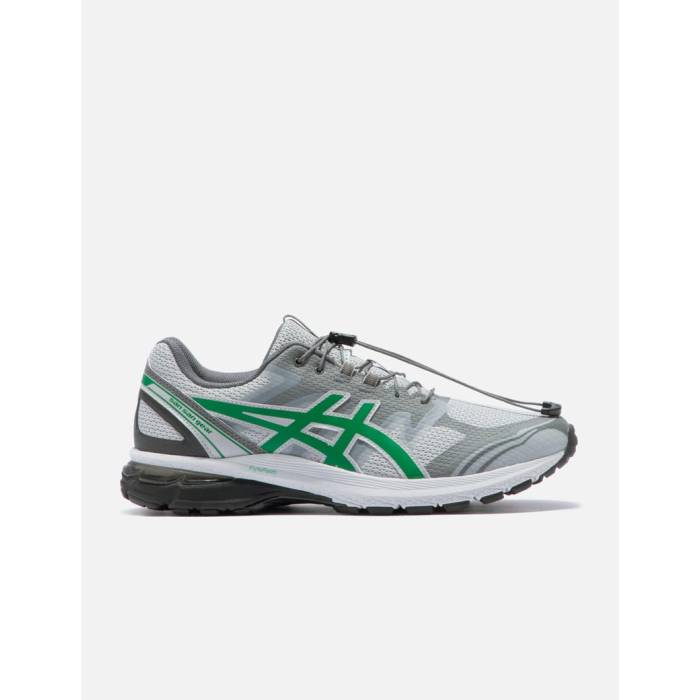 アシックス Asics 【 X San San Gear Gel-Terrain Men Gray Violet/Jolly Green 】 ギア メンズ gray 灰色・グレー・グレイ 紫・バイオレット green 緑・グリーン