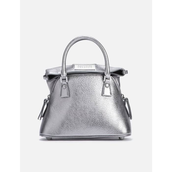 メゾンマルジェラ Maison Margiela 【 5Ac Classique Micro Women Metallic Grey 】 Micro ミクロ レディース 薄墨色 薄墨色