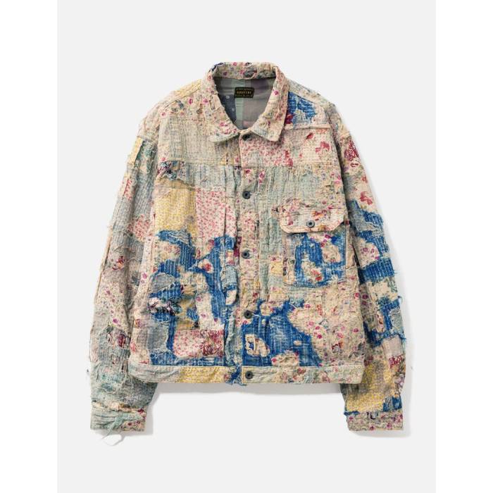 Kapital 【 Champetre Boro Spring Jkt Men Multicolor 】 Spring 発条 メンズ