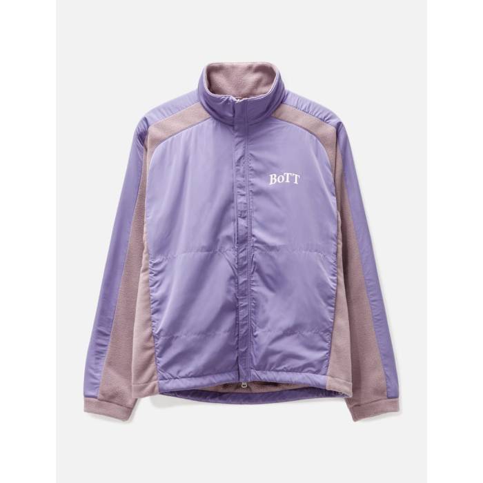 Bott 【 Fleece Track Jacket Men Purple 】 フリース トラック Jacket ジャケット メンズ Purple 紫・パープル