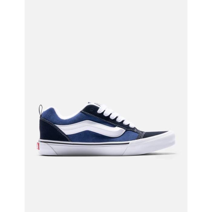 ヴァンズ Vans 【 Knu Skool Low-Top Sneaker Men Blue 】 靴 スニーカー メンズ 青碧 青碧