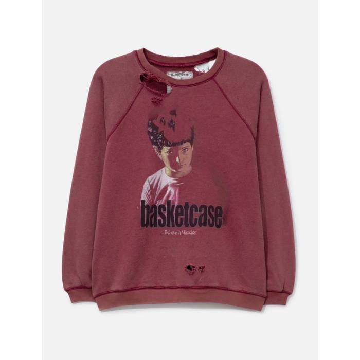 Basketcase 【 Miracle, Crewneck Unisex Red 】 ユニ一発やる Red 赤・赤いこと