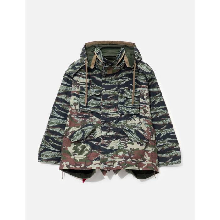 Beautiful People 【 X Alpha Industries Double-End Camouflage Field Jacket Unisex Olive 】 アルファ Field フィールド Jacket ジャケット ユニセックス olive オリーブ