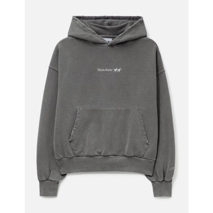 Twojeys 【 Icon Hoodie Unisex Grey 】 アイコン フーディー パーカー ユニセックス 灰色 グレー