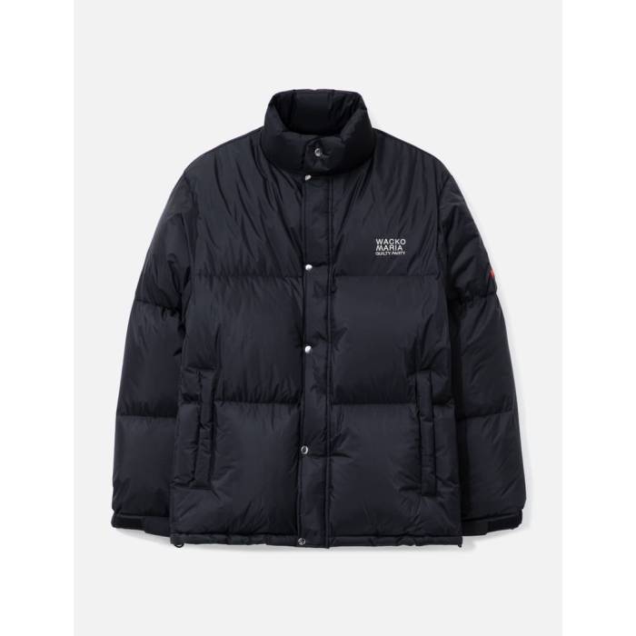 ワコマリア Wacko Maria 【 Nanga X Down Jacket Men Black 】 ダウン Jacket ジャケット メンズ 黒色 ブラック