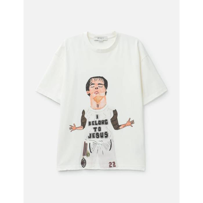 Piet 【 I Belong To Jesus T-Shirt Men Bone White 】 プルオーバー メンズ 白いこと 白いこと