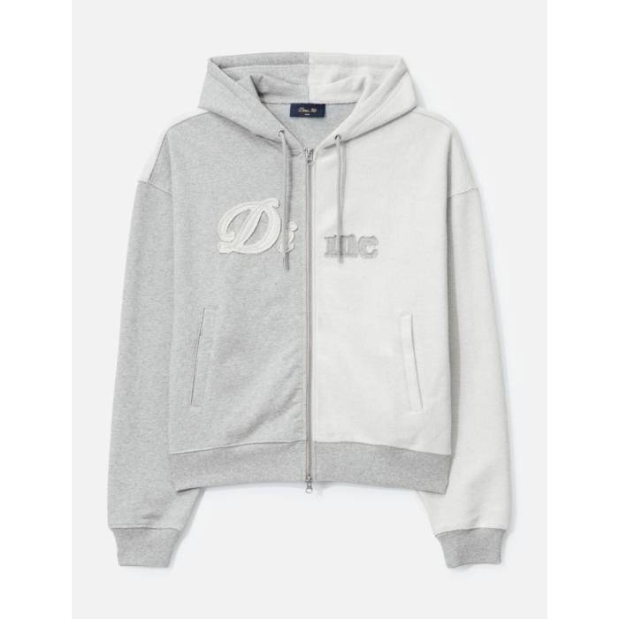 Dime 【 Reverse French Terry Zip Hoodie Men Heather Gray 】 意趣晴らし フーディー パーカー メンズ heather ギョリュウモドキ gray 薄墨色・薄墨色・薄墨色