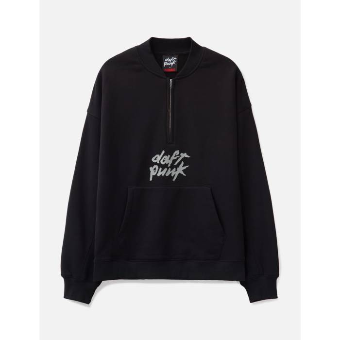 プレジャーズ Pleasures 【 X Daft Punk Primetime Quarter Zip Men Black 】 メンズ 黒色 ブラック