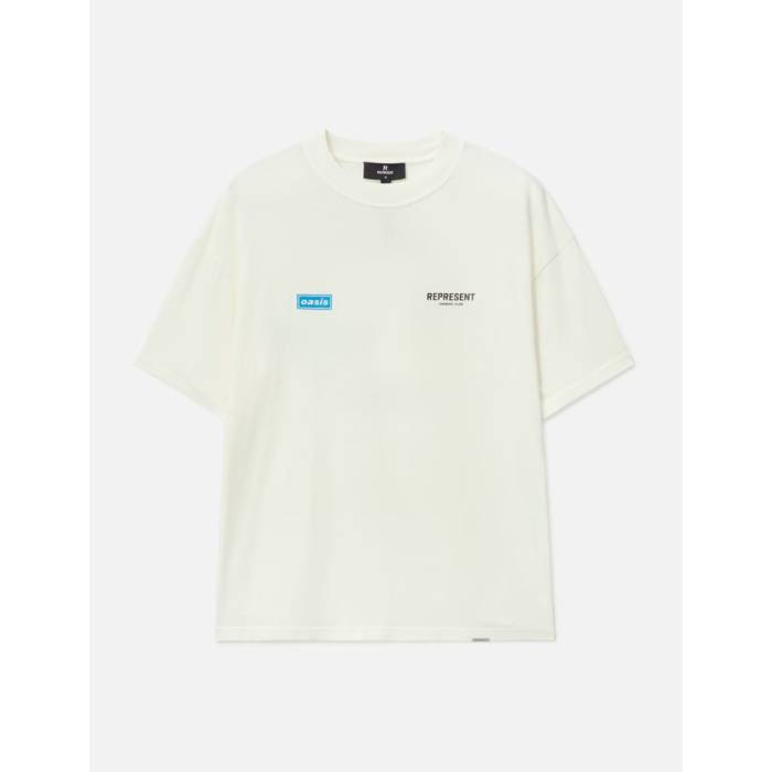 Represent 【 X Oasis Owners Club T-Shirt Men Flat White 】 クラブ Tシャツ メンズ 白色 ホワイト 18,176円