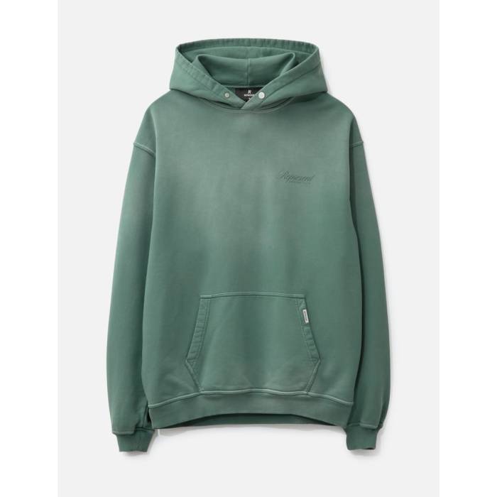 Represent 【 Owners’ Club Script Hoodie Men Vintage Green 】 野球クラブ 脚本 フーディー パーカー メンズ vintage ビンテージ・ヴィンテージ green 緑・緑であること