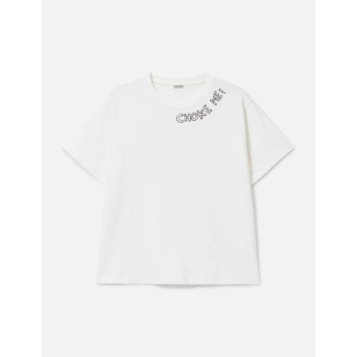 Glass Cypress 【 White Choke Me T-Shirt Men White 】 白色 ホワイト Tシャツ メンズ 白色 ホワイト｜スニケス