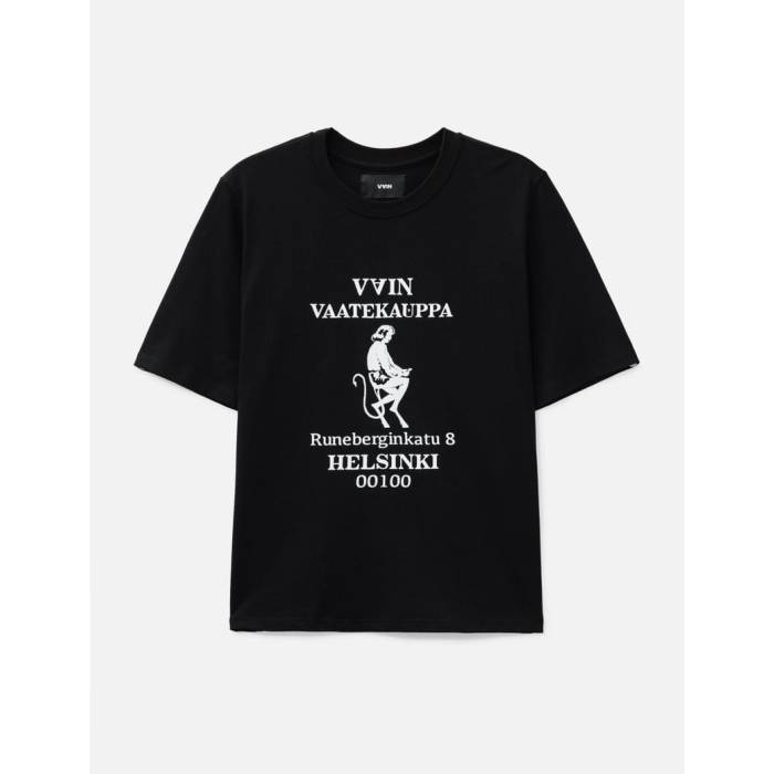 Vain 【 Vaatekauppa T-Shirt Unisex Black 】 Tシャツ ユニセックス 黒色 ブラック