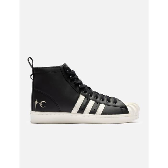アディダス Adidas Originals 【 X Thug Club Superstar Boot Luxe Unisex Core Black/ Off White 】 クラブ Superstar スーパースター ブーツ ユニセックス コア 黒色 ブラック 白色 ホワイト｜スニケス