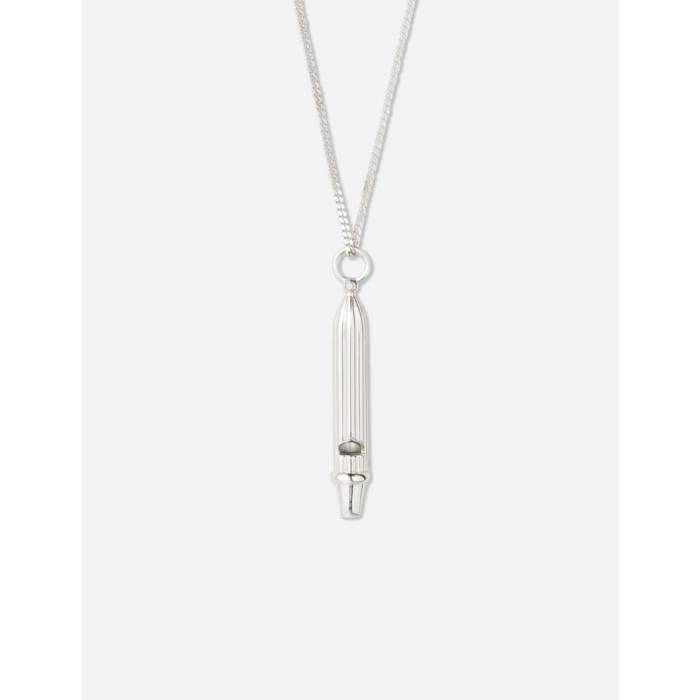 Avgvst 【 Whistle On A Chain Unisex White Rhodium 】 ユニ一発やる 白いこと 白いこと