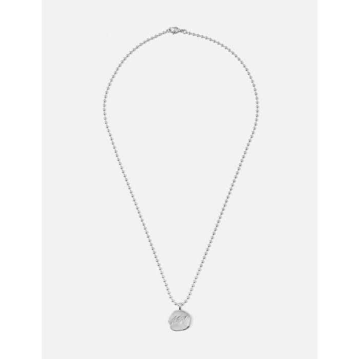Deinet 【 Yeonjun Ggum X  Necklace Unisex Silver 】 頸飾り ユニ一発やる Silver しろがね色・しろがね色