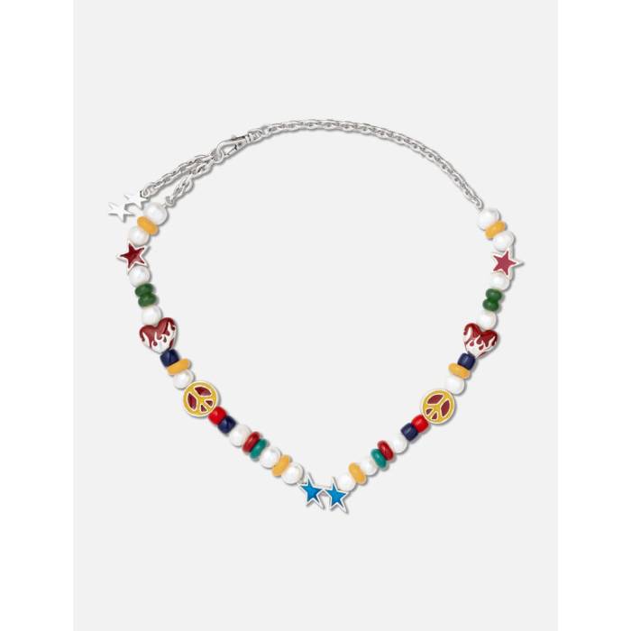 Twojeys 【 Yin Yang Flame Necklace Unisex Silver 】 ネックレス ユニセックス Silver 銀色・シルバー