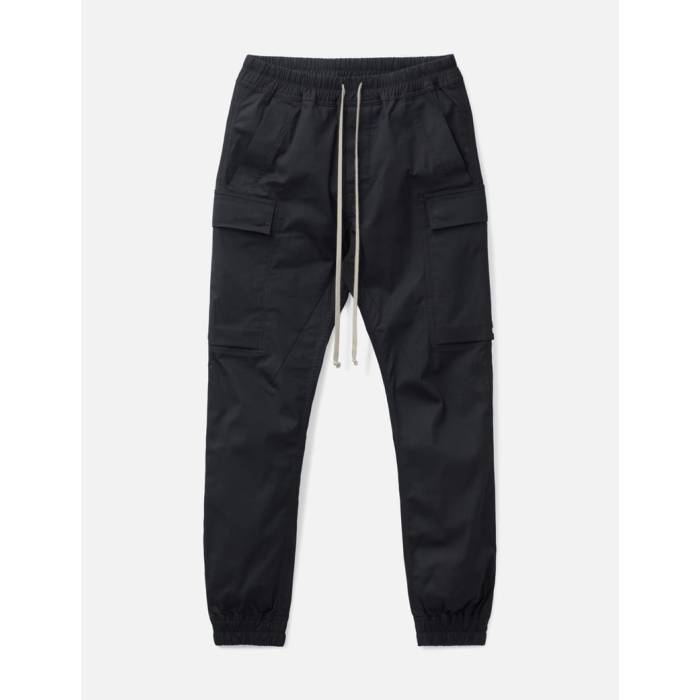 リックオウエンス Rick Owens 【 Cargo Jogger Men Black 】 積貨委託貨物 ジョガーパンツ メンズ 黒いこと 黒いこと