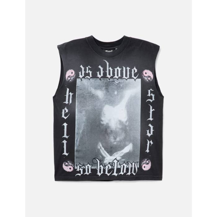 Hellstar 【 As Above So Below Muscle Tee Men Black 】 Tシャツ メンズ 黒色 ブラック｜スニケス