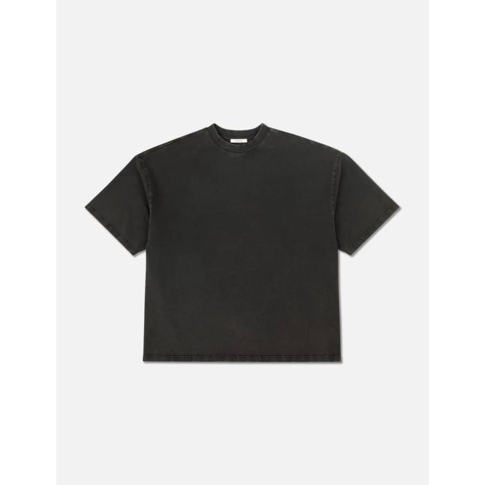 Entire Studios 【 Heavy Boxy Tee Unisex Washed Black 】 Tシャツ ユニセックス 黒色 ブラック|スニケス