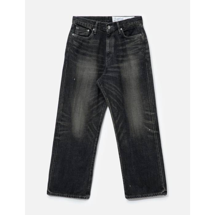 ネイバーフッド Neighborhood 【 Washed Denim Dp Wide Pants Men Black 】 ジーンズ メンズ 黒いこと 黒いこと