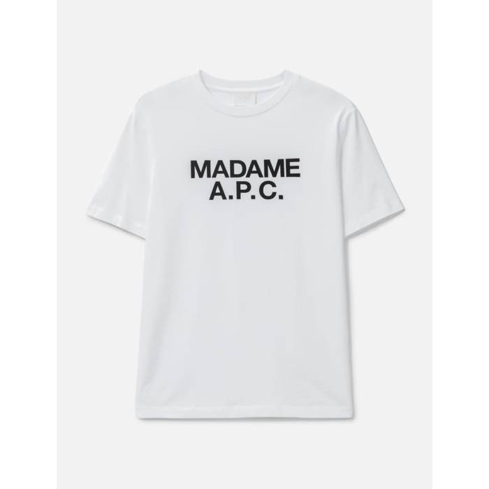 アー・ペー・セー A.p.c. 【 Madame T-Shirt Women White 】 プルオーバー レディース 白いこと 白いこと