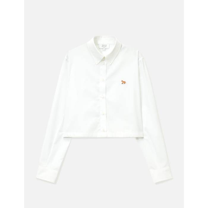 【 Baby Fox Cropped Shirt Women White 】 稲荷 レディース 白いこと 白いこと