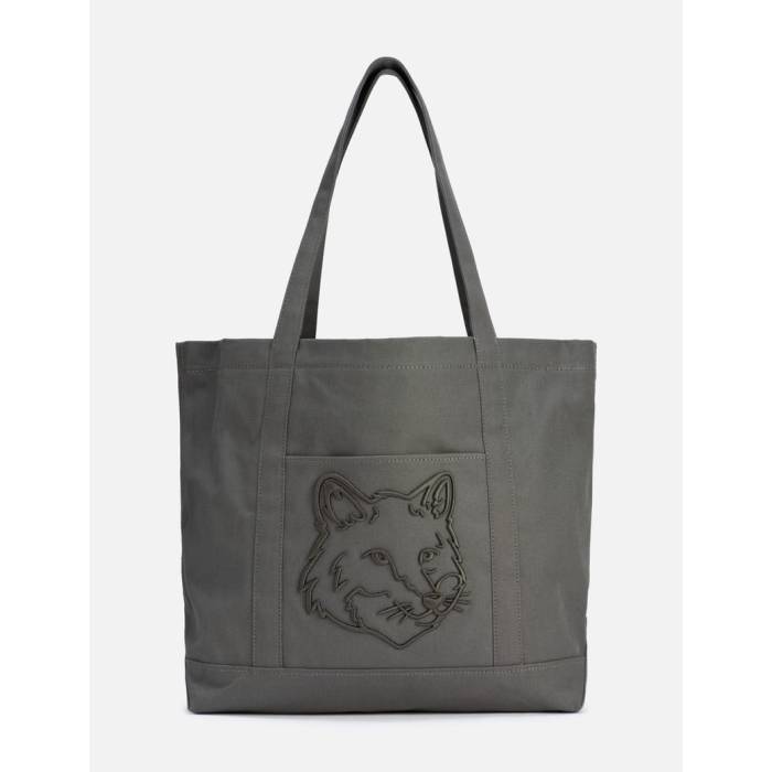 【 Fox Head Large Tote Unisex Beluga 】 狐狸 ユニ一発やる