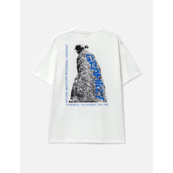 グラミチ Gramicci 【 Stonemasters Tee Men White 】 Tシャツ メンズ 白色 ホワイト