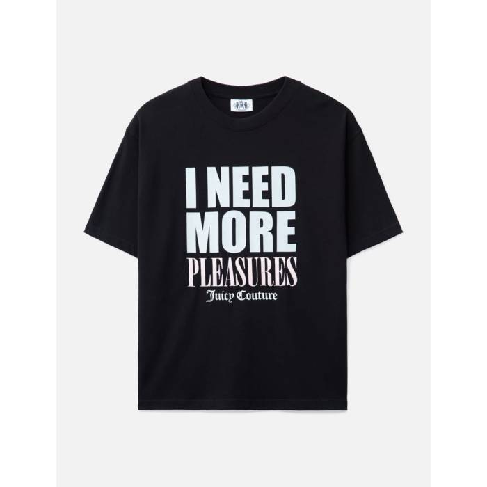 プレジャーズ Pleasures 【 X Juicy Couture Juicy Heavyweight Shirt Men Black 】 メンズ 黒色 ブラック