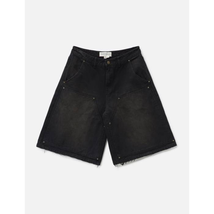 Untitled Artworks 【 Workwear Shorts Men Black 】 ショーツ メンズ 黒色 ブラック