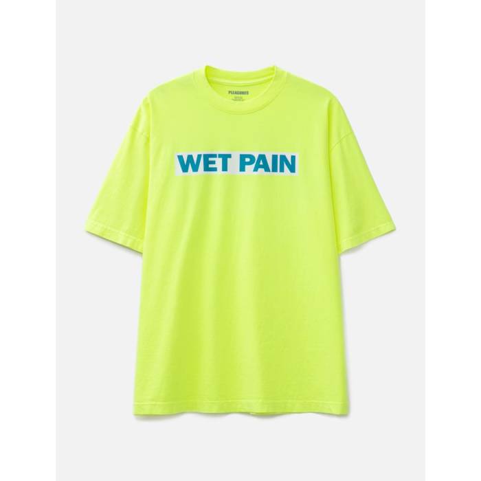 プレジャーズ Pleasures 【 Willie Norris Wet Pain T-Shirt Men Neon Yellow 】 ティーシャツ メンズ yellow 黄味がかった・黄色
