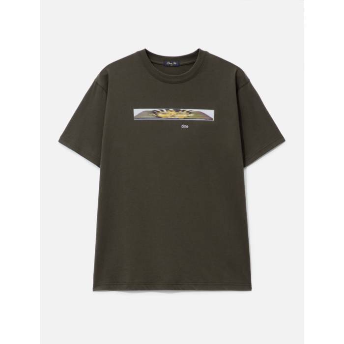 Dime 【 Stretch T-Shirt Men Vintage Black 】 ティーシャツ メンズ vintage ビンテージ・ヴィンテージ 黒いこと 黒いこと