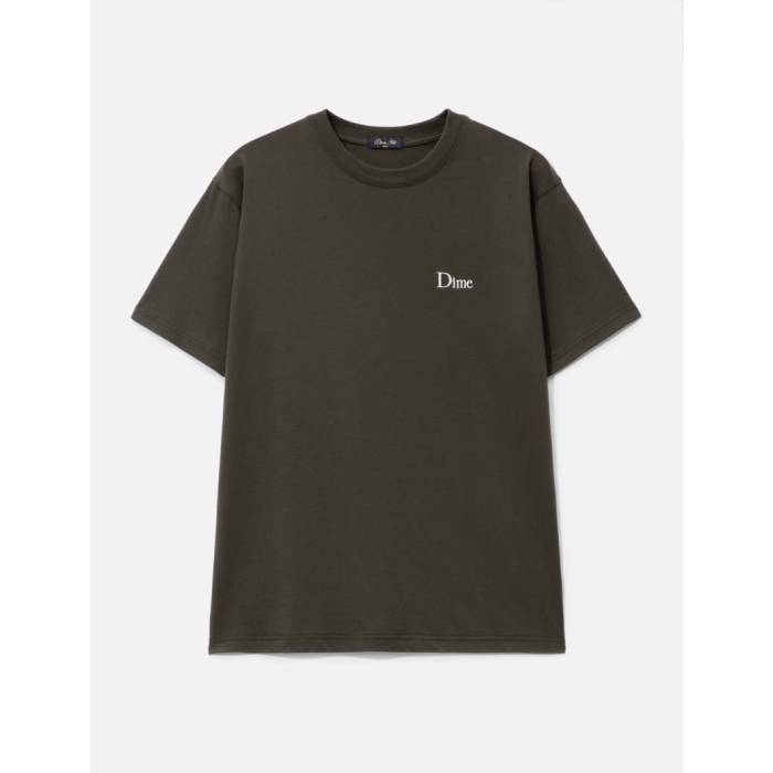 Dime 【 Classic Small Logo T-Shirt Men Vintage Black 】 古典派音楽 ロゴタイプ ティーシャツ メンズ vintage ビンテージ・ヴィンテージ 黒いこと 黒いこと