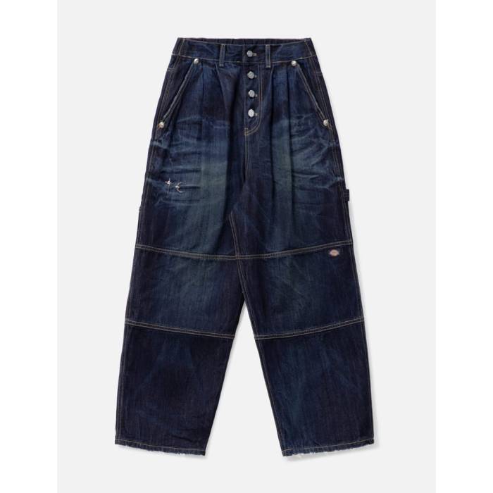 Thug Club 【 Double Knee Denim Pants Men Blue 】 ジーンズ メンズ 青味 青み