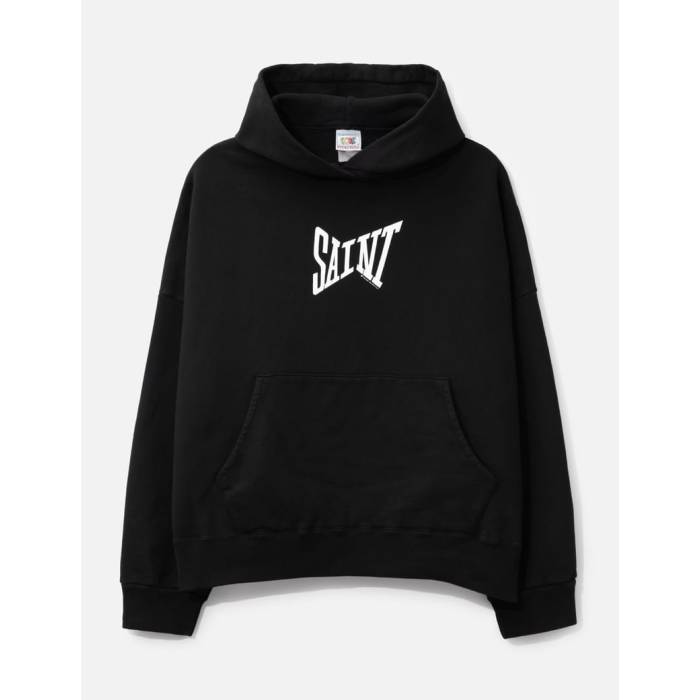 Saint Michael 【 Ribon Saint Hoodie Men Black 】 フーディー パーカー メンズ 黒いこと 黒いこと
