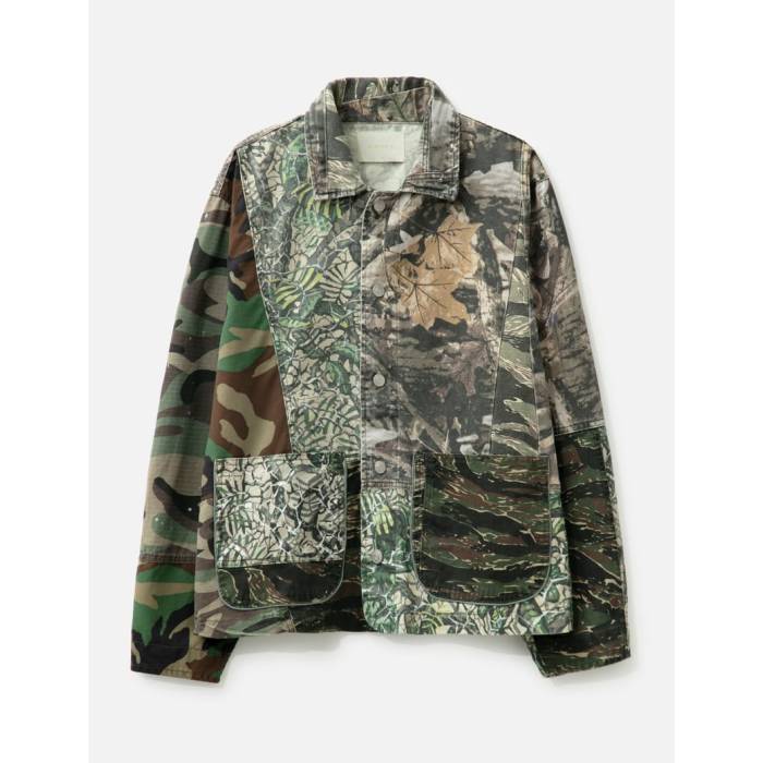 Crtfd 【 Military Camo Jacket Men Camo 】 合鴨柄 Jacket 上衣 メンズ 合鴨柄 コート・ジャケット-メンズファッション