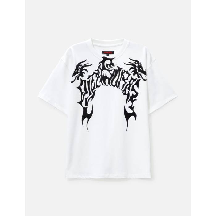 プレジャーズ Pleasures 【 Dragon Heavyweight Shirt Men White 】 火竜 メンズ 白いこと 白いこと