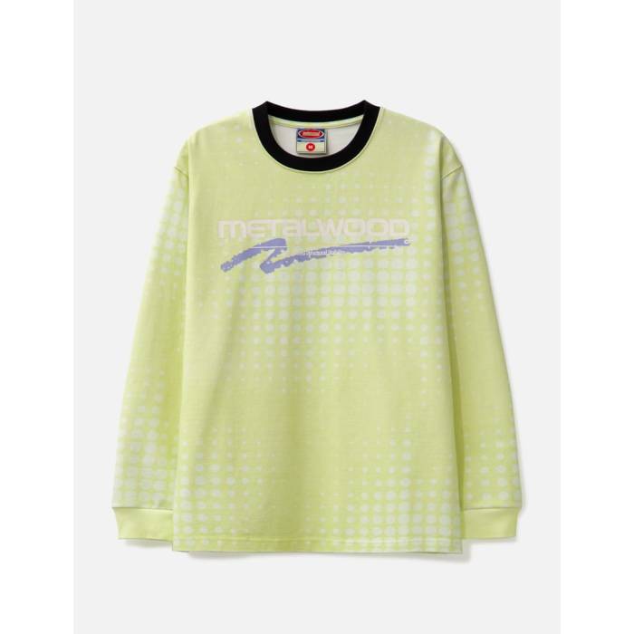 Metalwood Studio 【 Moto Ls Heavyweight T-Shirt Men Pistachio 】 Tシャツ メンズ