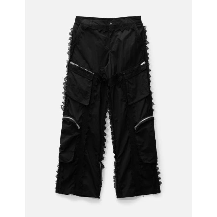 Heliot Emil 【 Spherical Cargo Trousers Men Black 】 積貨委託貨物 メンズ 黒いこと 黒いこと